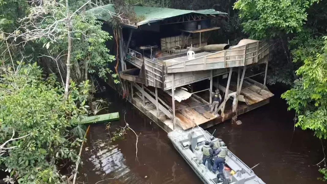 Mineração ilegal no alvo Operação Ágata 2025 desmonta estruturas de garimpos na Amazônia Ocidental