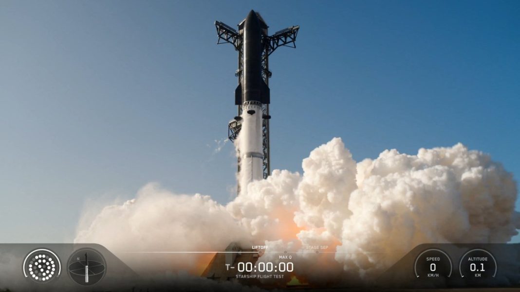 SpaceX conclui ensaio bem-sucedido da Starship com testes da versão V3