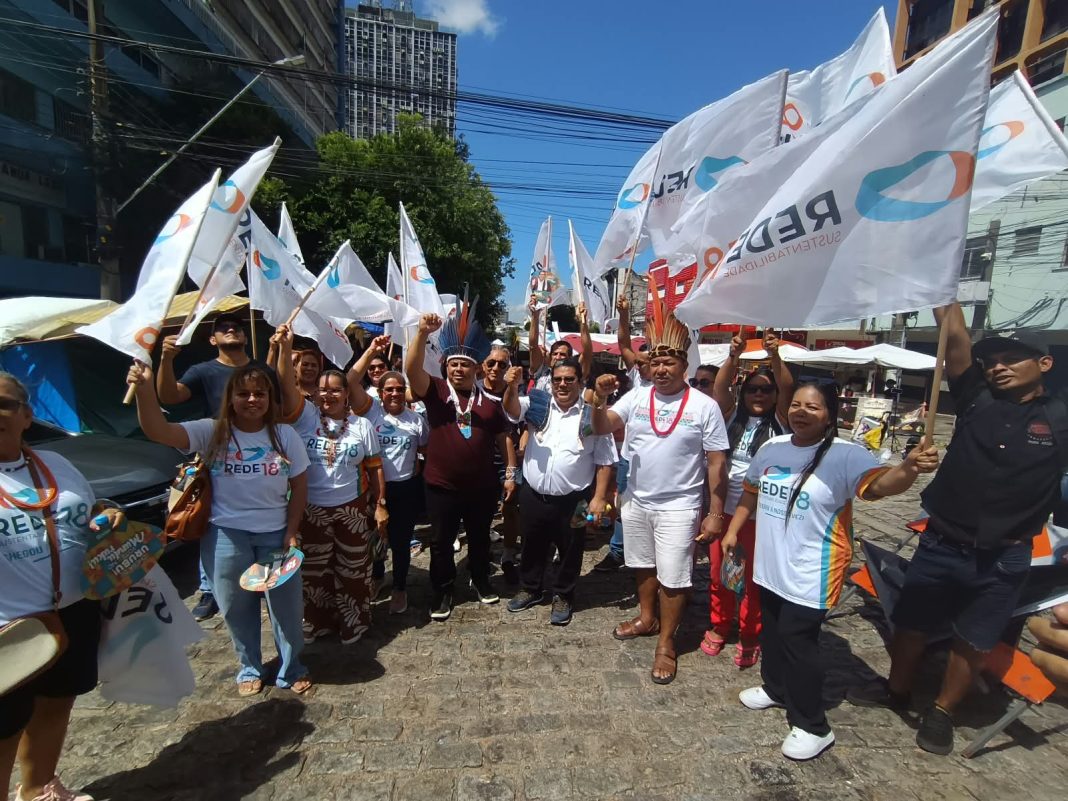 Federação REDE-PSOL inicia campanha com caminhada no Centro de Manaus neste domingo