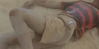 Vídeo: homem é encontrado baleado e ensanguentado no Jorge Teixeira