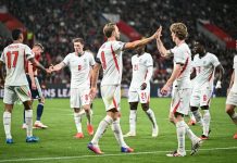 Inglaterra passa fácil pela Tchéquia na Nations League