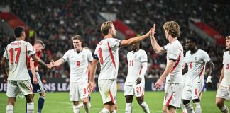 Inglaterra passa fácil pela Tchéquia na Nations League