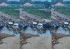 Vídeo: travessia de balsa na BR-319 é paralisada pela segunda vez nesta semana