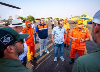 Roberto Cidade solicita mais apoio federal para combater queimadas