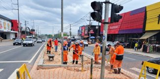 Prefeitura avança em obra de retorno na Torquato Tapajós