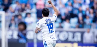 Kaio Jorge marca três e Cruzeiro afunda Grêmio no Z-4