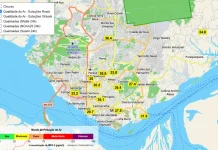 Qualidade do ar apresenta variação boa e moderada entre bairros de Manaus nesta terça-feira