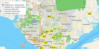 Qualidade do ar apresenta variação boa e moderada entre bairros de Manaus nesta terça-feira