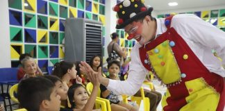 Crianças tem Lazer e integração em centro social de Manaus