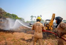 Bombeiros intensificam combate a incêndios após aumento de 540% nas ocorrências no AM