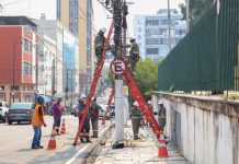 Manaus inicia nova etapa de retirada de fios e cabos sem uso no Centro Histórico