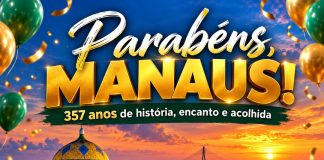 Parabéns, Manaus! Capital do Amazonas completa 357 anos de história, encanto e acolhida