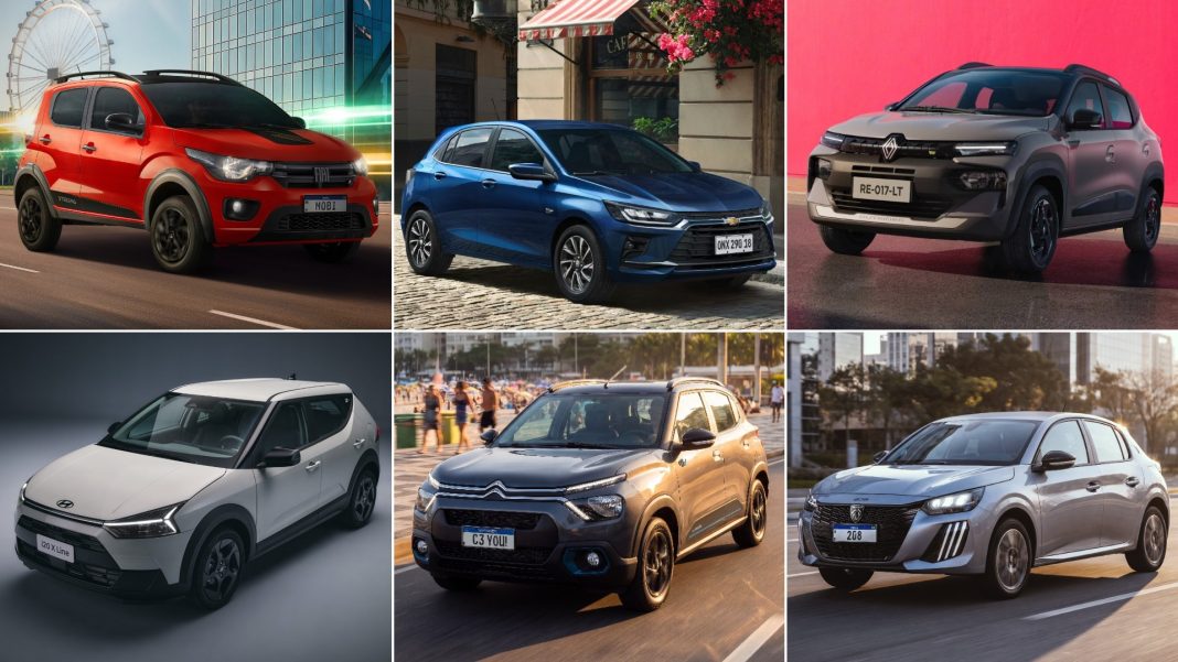 LISTA: veja os 6 carros de até R$ 100 mil que consomem menos combustível