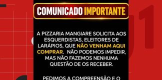 Pizzaria pede que clientes de esquerda não frequentem o local; veja o que diz a lei sobre recusar atendimento