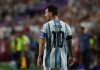 Argentina vence por 3 a 0 na última partida de atacante pela Albiceleste